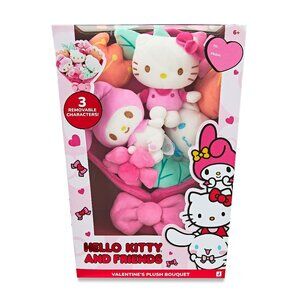 Hello Kitty & Friends Valentines Bouquet w/ 9 Plushies